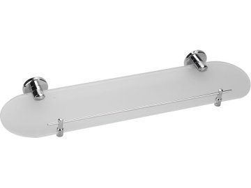 Freshhh Staklena polica (830406) staklena polica, krom