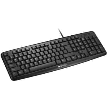 Canyon Računalna tipkovnica KB-1, CZ raspored - crna