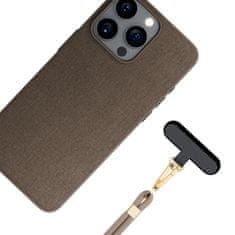 3MK Privjesak za telefon EasyClip Elite zlatni za iPhone 12/13/14