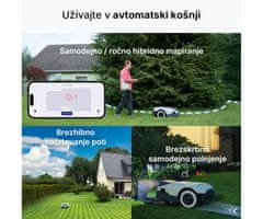 ANTHBOT GENIE 600 pametna robotska kosilica, do 900 m2, aplikacija, nagib do 45%, IPX6, WIFI, BT