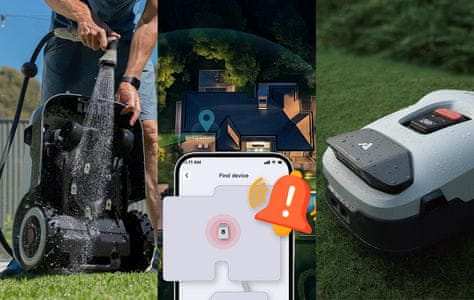 Zaščita pred dežjem, alarm