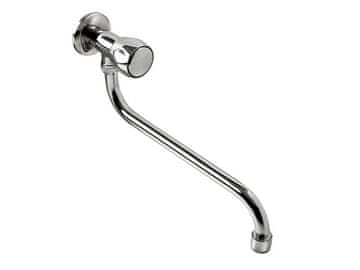 BALLETTO Mješalica za umivaonik, za hladnu vodu, S-krak 25 cm, keramički ventil, krom