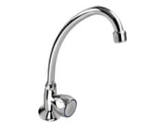 BALLETTO miješalica za umivaonik na postolju, za hladnu vodu, gornja J-ručica, keramički ventil, krom