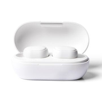 Tblitz Bežične slušalice u uhu Dots bijele boje