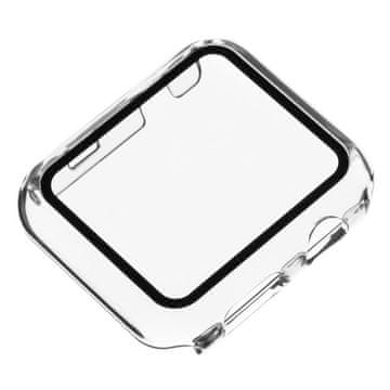 FIXED Pure zaštitna futrola s kaljenim staklom za Apple Watch 40 mm - prozirna