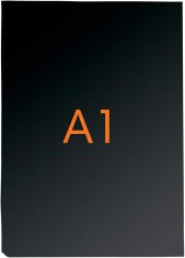 Nobo Crna podloga za pisanje kredom 841x594 nobo 1/2 1902436