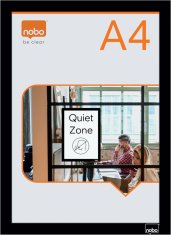 Nobo Okvir magnetni samoljepljivi a4 nobo crni 1/2 1915697