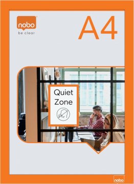 Nobo Okvir magnetni samoljepljivi a4 nobo narančasti 1/2 1915695