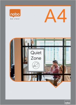 Nobo Okvir magnetni samoljepljivi a4 nobo srebrni 1/2 1915696