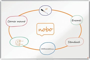 Nobo Ploča magnetna nobo 120x180 premiumplus enamel 1915149