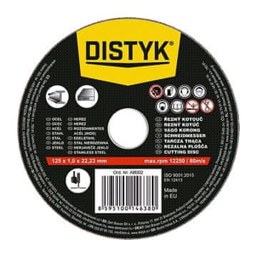 DISTYK Rezna Ploča 230x1.6x22.23 (10 kom)– profesionalni disk za rezanje metala, čelika i aluminija