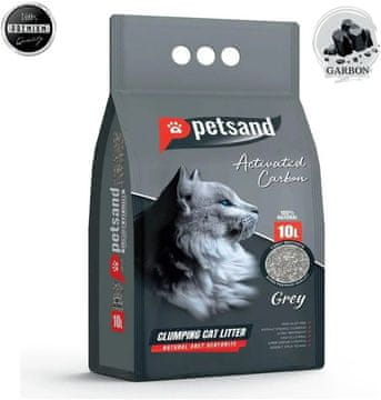 Tramp Petsand bentonitni pijesak s aktivnim ugljenom za mačji WC, 10l