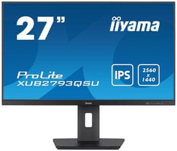 iiyama XUB2793QSU-B7 monitor, IPS, LED, 2K