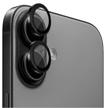 Mobile-origin Zaštitno staklo Sapphire Lens Guards za kameru za iPhone 17, crno