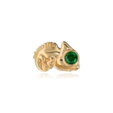 Matice zlatna 14K kameleon sa zelenim cirkonijem - GD14K-001