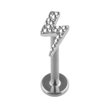 Titan labret sa srebrnim munjama 1,2/6