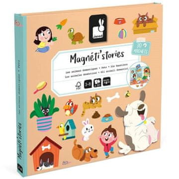 Janod Magnetistories magnetična slagalica Kućni ljubimci, Janod