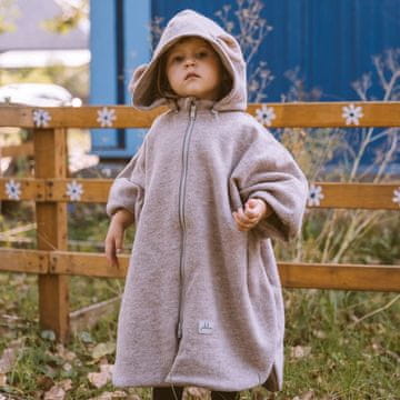 Auto pončo od vune MERINO LAMB 2-6 godina,