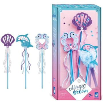 Janod Kreativni set 3 čarobna štapića za samostalnu izradu Magic Ocean 7+, Janod
