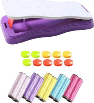 JOJOY® Komplet za domaće pletenje narukvica, Kreativni set za pletenje | BRAIDMAKER + BRAIDMORE