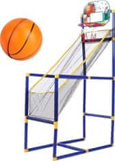 JOJOY® Stojalo za košarku za unutarnju i vanjsku upotrebu, prijenosni obruč (stojalo + napuhljiva lopta + pumpa + 3 mini košarkaške lopte) | DUNKDOME+MINIBALL