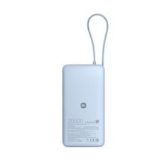 Xiaomi Power Bank 20000 (integrirani kabel) stanica za punjenje, plava (71536)