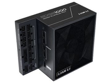 Lian Li EDGE napajanje od 1000 W, ATX, 80 PLUS Platinum, 12VHPWR, modularno, crno (EG1000)