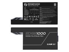 Lian Li EDGE napajanje od 1000 W, ATX, 80 PLUS Platinum, 12VHPWR, modularno, crno (EG1000)