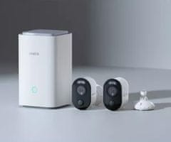 Reolink HUB1-2B350-SOLAR IP sigurnosni komplet, 2x kamera, 2x panel, 1x jedinica za snimanje, 8MP 4K UHD, WIFI, AI detekcija, noćni vid u boji, aplikacija