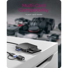 IcyBox IB-CR302-CU3 čitač kartica USB 3.0 s USB-A i USB-C priključkom