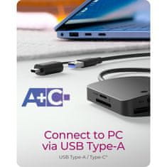 IcyBox IB-CR302-CU3 čitač kartica USB 3.0 s USB-A i USB-C priključkom