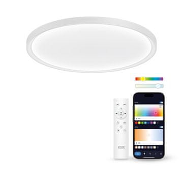 Ksix SmartLED Halo2 stropna svjetiljka, RGBIC + CCT, O 37 cm, 3200 lm, 240 LED