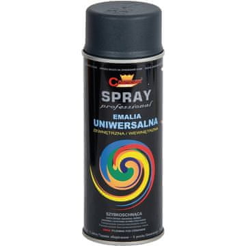 Limenka boje Mat crna emajl RAL 9005 sprej 13005 AGTECH 400 ml