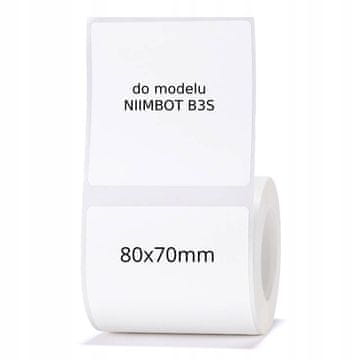 Niimbot NIIMBOT Etišete i naljepnice za B3S 80*70mm 95 kom.