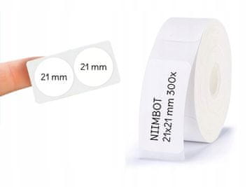 NIIMBOT Naljepnice OKRUGLE 21*21 mm 300 kom