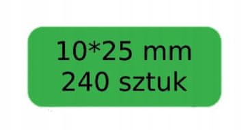 Niimbot NiiMbot naljepnice zelene 10*25mm 240 kom