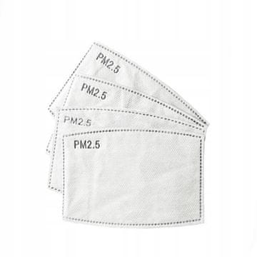 10x HEPA PM 2.5 UGLJIČNI FILTER za MASKE 10 komada