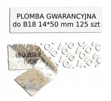 Niimbot NIIMBOT B18 plomba garancijska, 14x50 mm, 125 komada