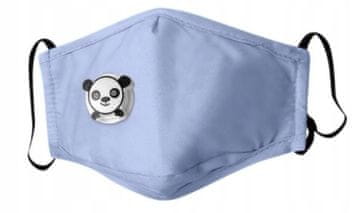 I&D ZA DJECU PLAVI PANDA MASKA + 3x PM 2.5 FILTER