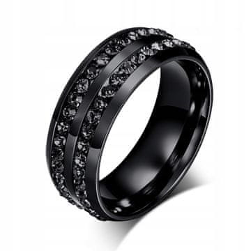 Obrączki prsten vjenčani gothic čelik 316L r.28