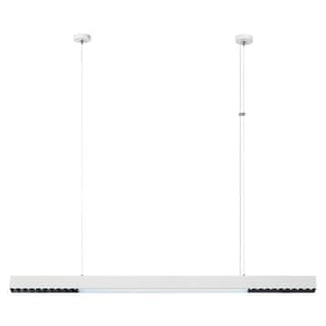 Moderna bijela linearna viseća/stropna svjetiljka 120 cm promjenjive boje LED 47W CALI Light Prestige