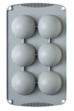 Decora Kalup od silikona za monoporcije POLUKUGLE KUGLE 70mm DECORA