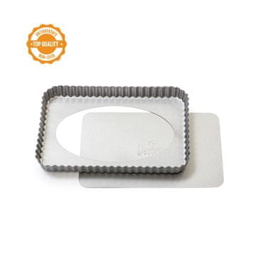 Decora Metalni kalup za tart, mazurka, 32x22x3,5 cm, NEPRIJANJAJUĆI