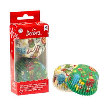 Decora Kalupi za muffine NUTCRACKER 50x32 mm 36 kom