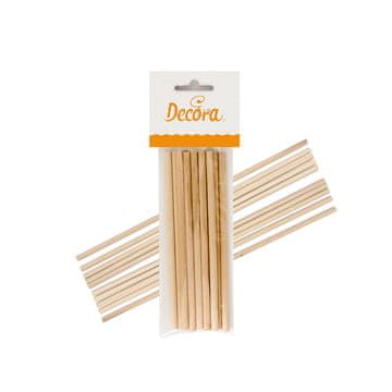 Decora Drveni nosači za višekatnu tortu DECORA 12 kom / 160 mm