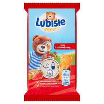 Mondelez Lubisie biskvitno pecivo s nadjevom od jabuke i jagode 30 g