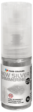 Food Colours Srebrni jestivi prah s pumpicom 5g
