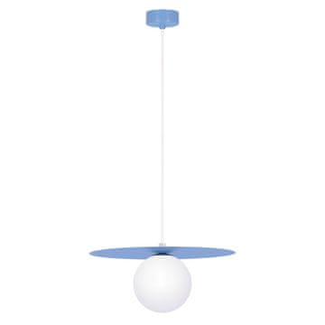 Viseća lampa s plavim diskastim sjenilom Ø25cm ROBIN 1xG9 10W K-5446 Kaja