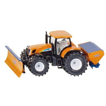 SIKU Traktor s buldožer priključkom i sijačicom