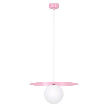 Viseća lampa s ružičastim diskastim sjenilom Ø25cm ROBIN 1xG9 10W K-5441 Kaja